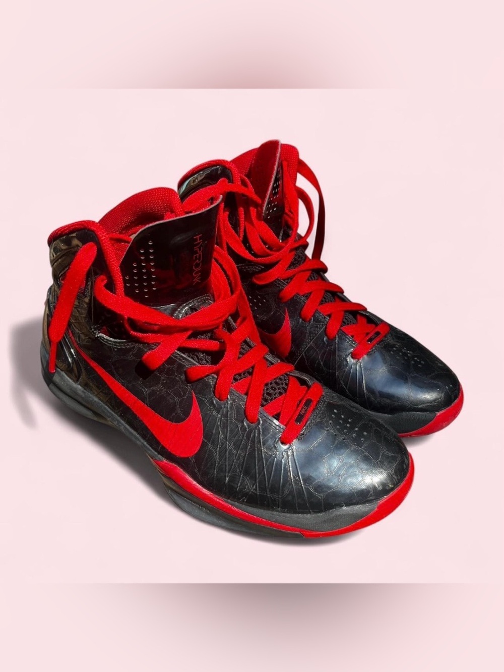 Hyperdunk 2010 Black Sport Red Mens